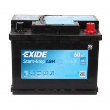Акумулятор EXIDE AGM 6CT 60Ah II-+II EK600