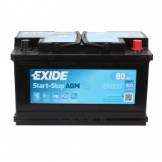 Акумулятор EXIDE AGM 6CT 80Ah II-+II EK800