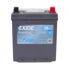 Акумулятор EXIDE Premium 6CT 38Ah Asia II-+II EA386