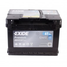 Акумулятор EXIDE Premium 6CT 61Ah Низький II-+II EA612