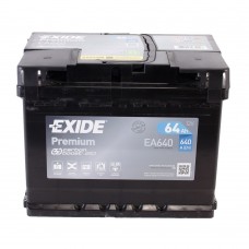 Акумулятор EXIDE Premium 6CT 64Ah II-+II EA640