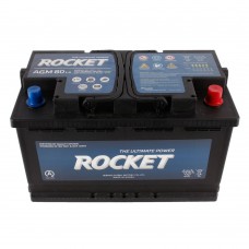Акумулятор ROCKET AGM 6CT 80Ah II-+II AGM L4
