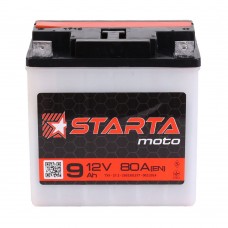 Акумулятор STARTA Moto 6CT 9 клема плоска II-+II