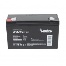 Акумулятор MERLION AGM 12Ah II+-II GP6120F2