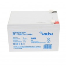 Акумулятор MERLION AGM 14Ah II+-II GP12140F2